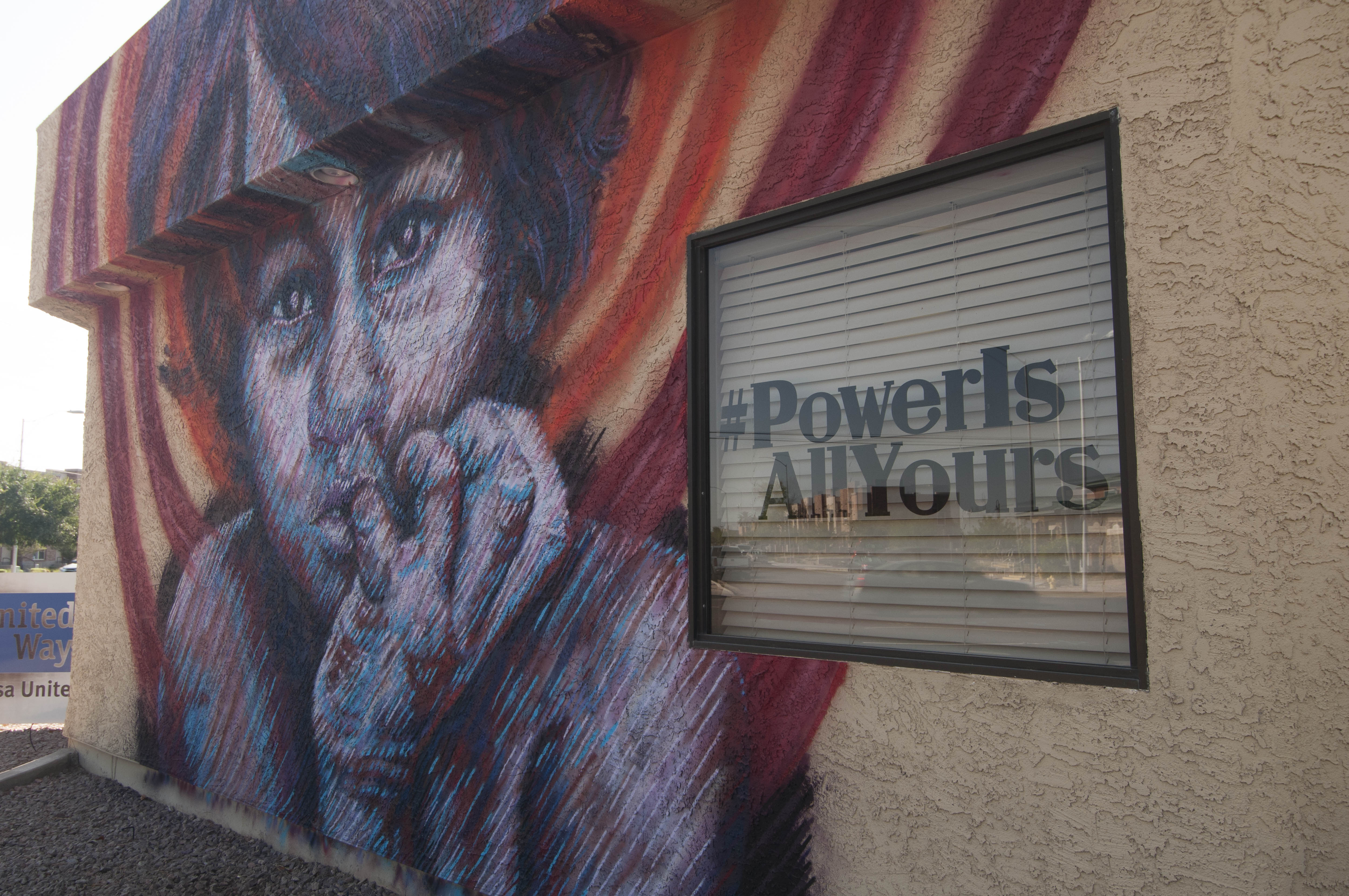 Murals promote #PowerIsAllYours campaign Murals promote #PowerIsAllYours campaign
